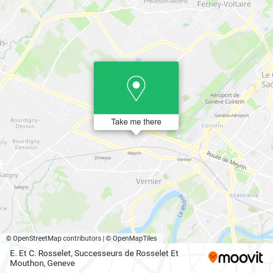 E. Et C. Rosselet, Successeurs de Rosselet Et Mouthon map