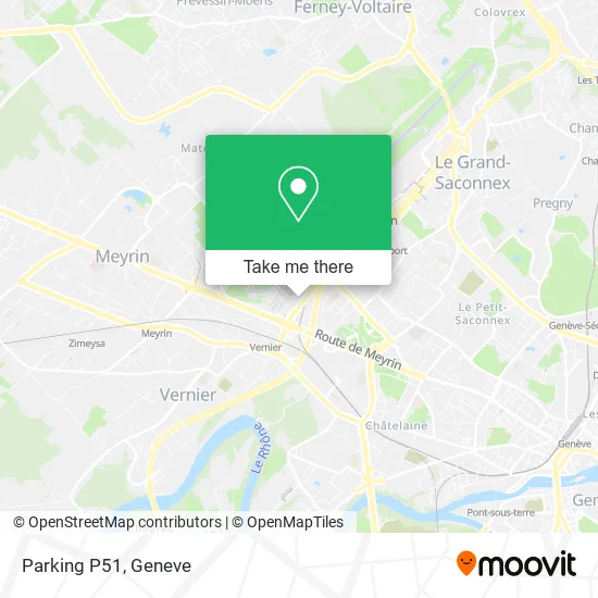 Parking P51 map