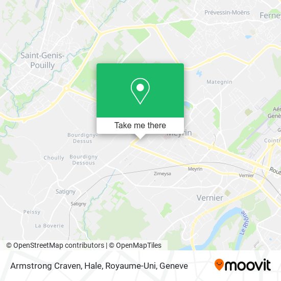 Armstrong Craven, Hale, Royaume-Uni map