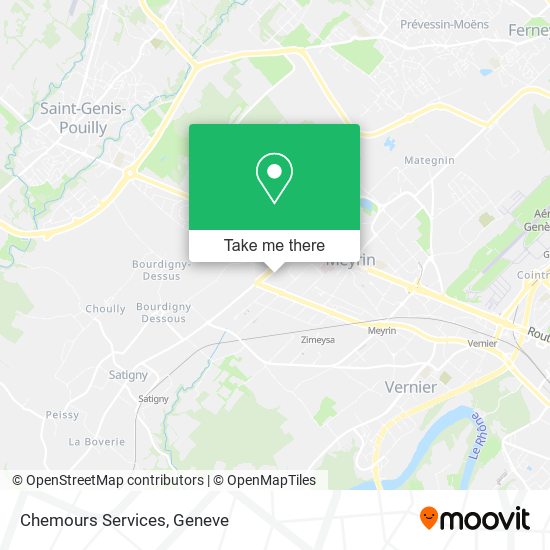 Chemours Services map