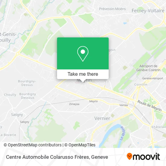 Centre Automobile Colarusso Frères map
