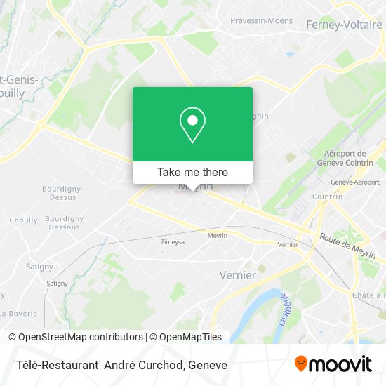 'Télé-Restaurant' André Curchod map