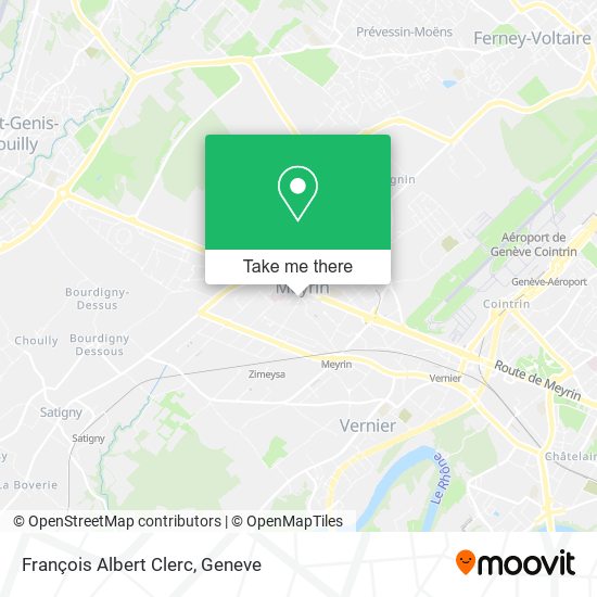 François Albert Clerc map