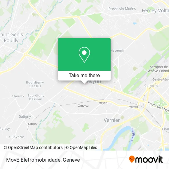 MovE Eletromobilidade map