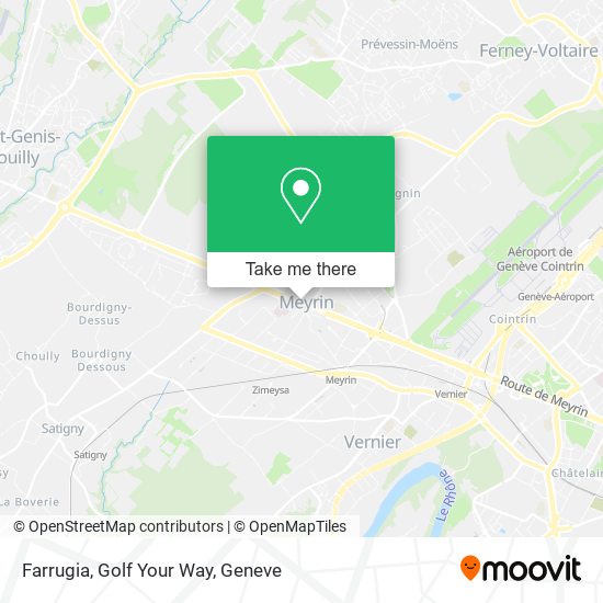 Farrugia, Golf Your Way map