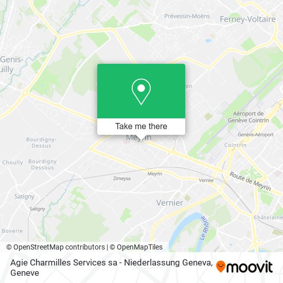 Agie Charmilles Services sa - Niederlassung Geneva map