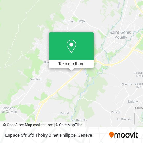 Espace Sfr Sfd Thoiry Binet Philippe map