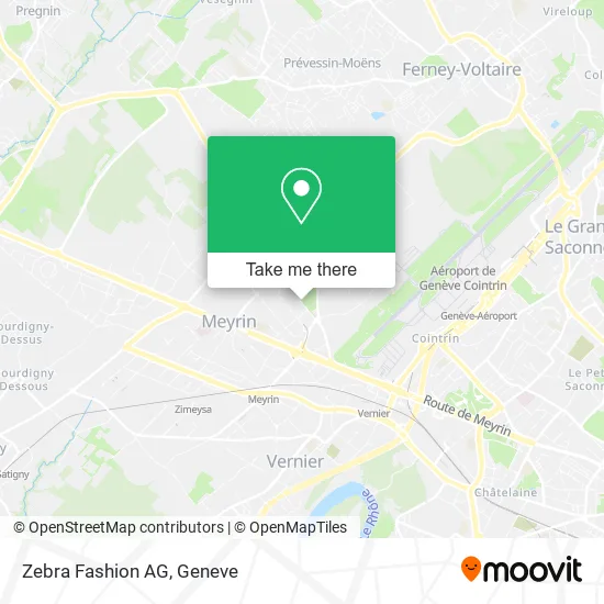 Zebra Fashion AG map