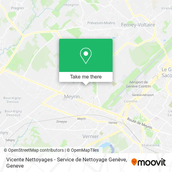 Vicente Nettoyages - Service de Nettoyage Genève map