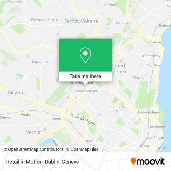 Retail in Motion, Dublin map
