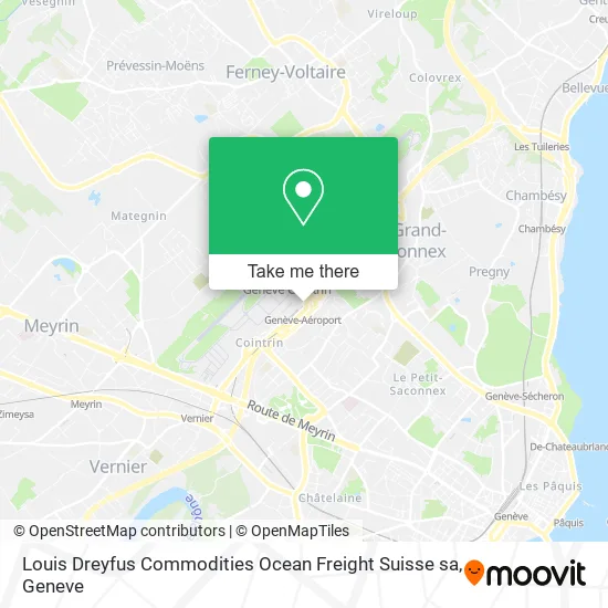 Louis Dreyfus Commodities Ocean Freight Suisse sa map