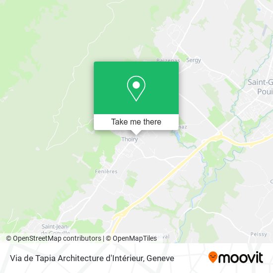 Via de Tapia Architecture d'Intérieur map