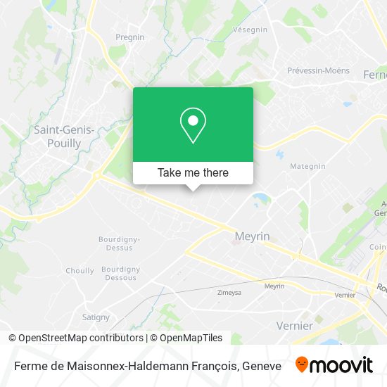 Ferme de Maisonnex-Haldemann François map