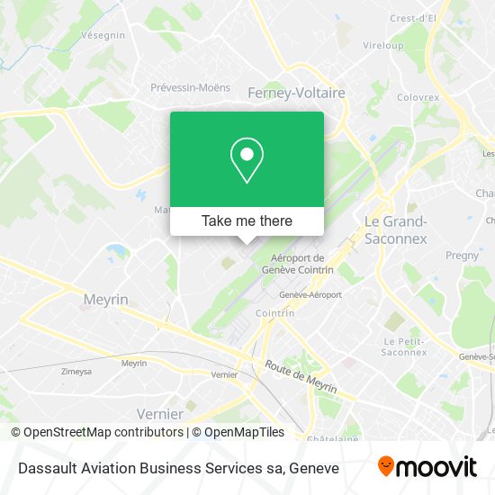 Dassault Aviation Business Services sa map