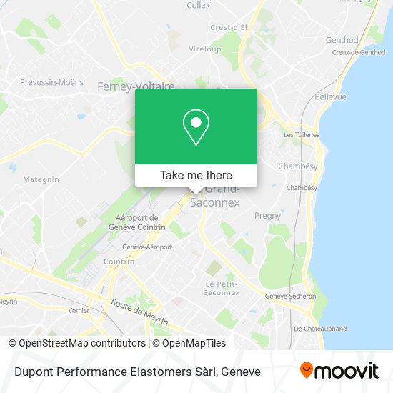 Dupont Performance Elastomers Sàrl map