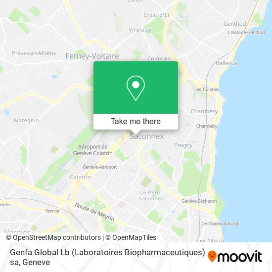 Genfa Global Lb (Laboratoires Biopharmaceutiques) sa map