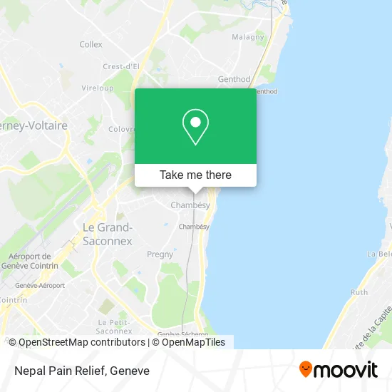 Nepal Pain Relief map