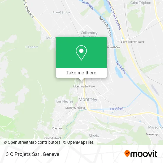 3 C Projets Sarl map