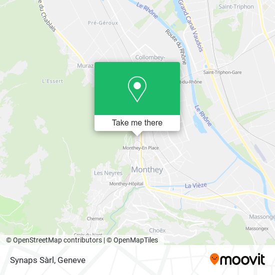 Synaps Sàrl map