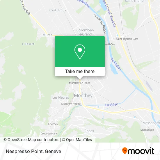 Nespresso Point map