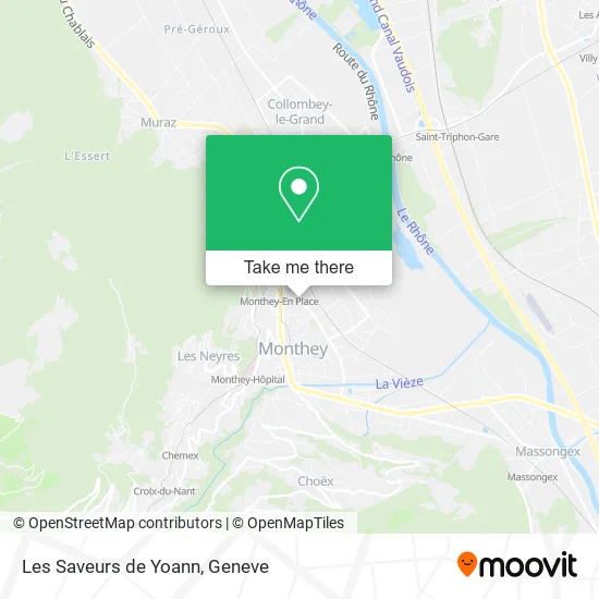 Les Saveurs de Yoann map