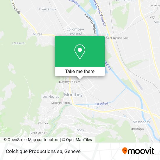 Colchique Productions sa map