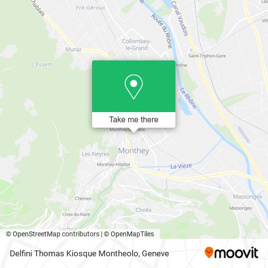 Delfini Thomas Kiosque Montheolo map