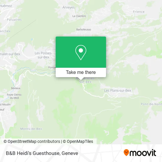 B&B Heidi's Guesthouse map