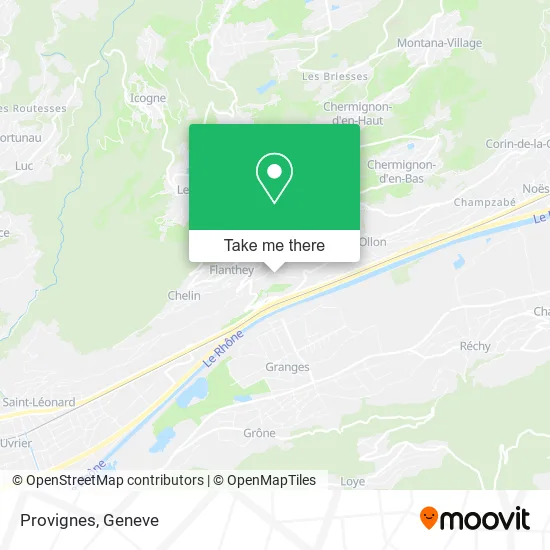 Provignes map