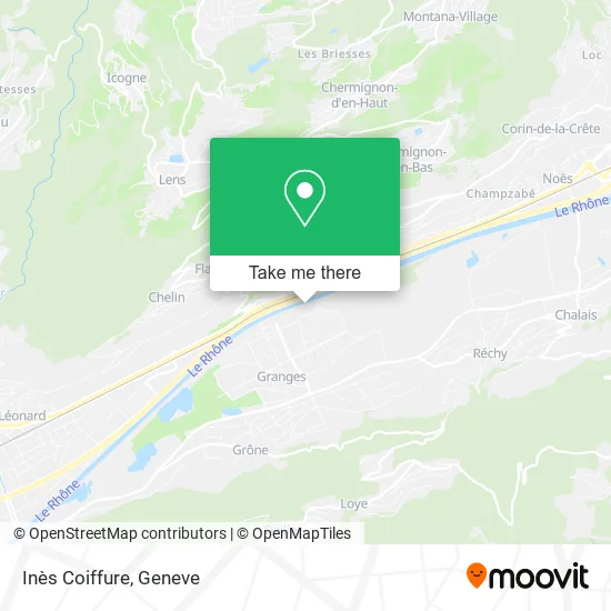 Inès Coiffure map