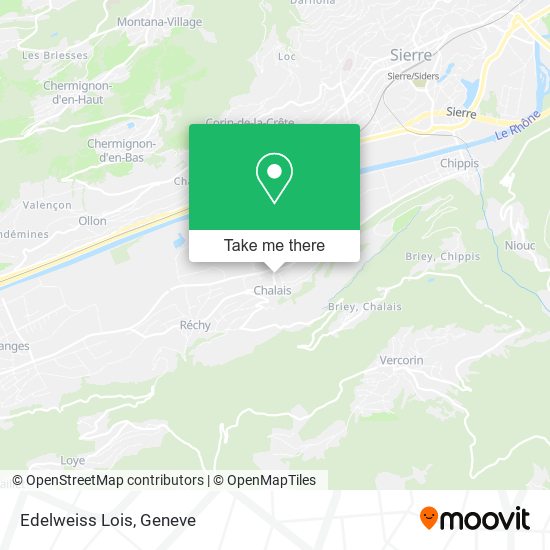 Edelweiss Lois map