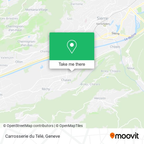 Carrosserie du Télé map