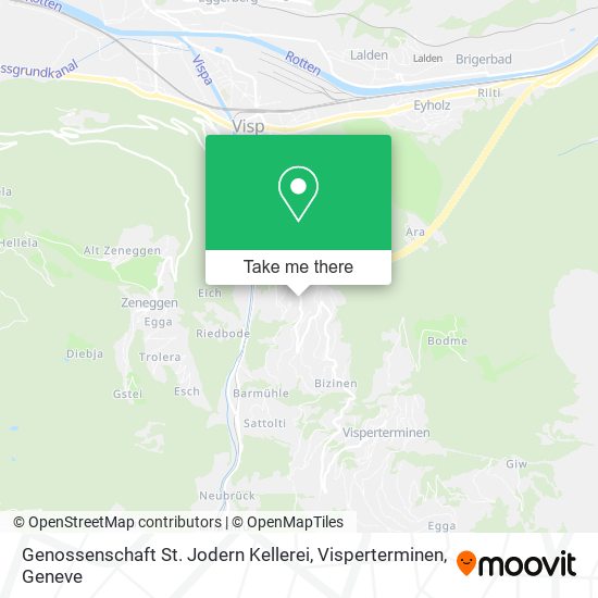 Genossenschaft St. Jodern Kellerei, Visperterminen map