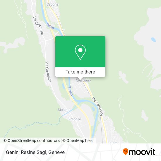 Genini Resine Sagl map