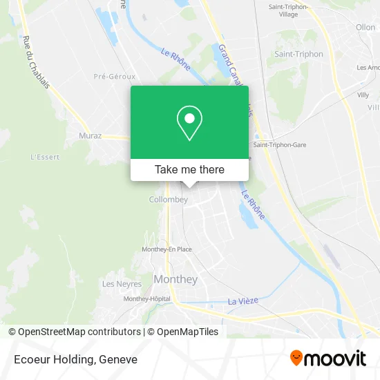 Ecoeur Holding map