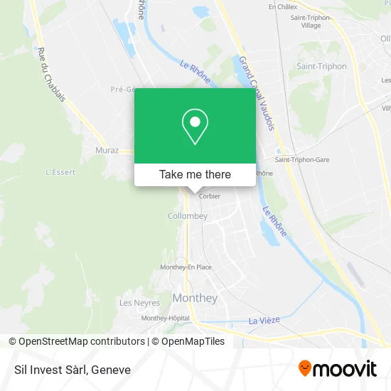 Sil Invest Sàrl map