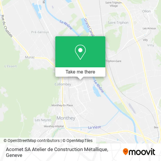 Acomet SA Atelier de Construction Métallique map