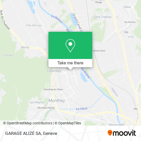GARAGE ALIZÉ SA map