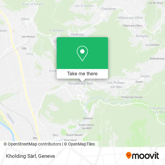 Kholding Sàrl map