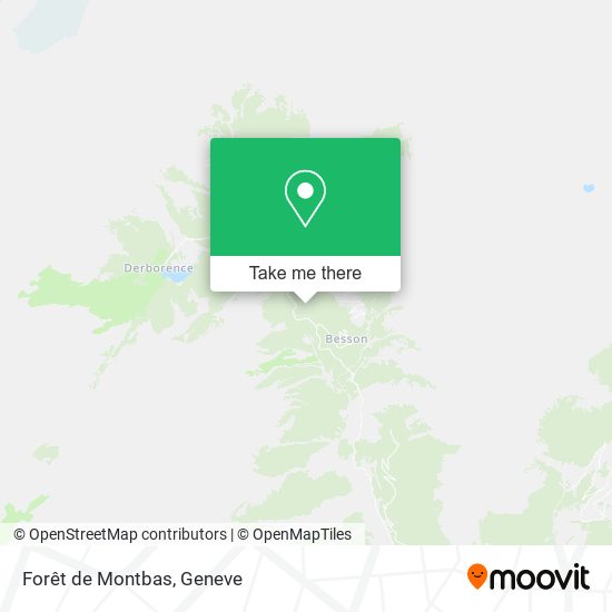 Forêt de Montbas map
