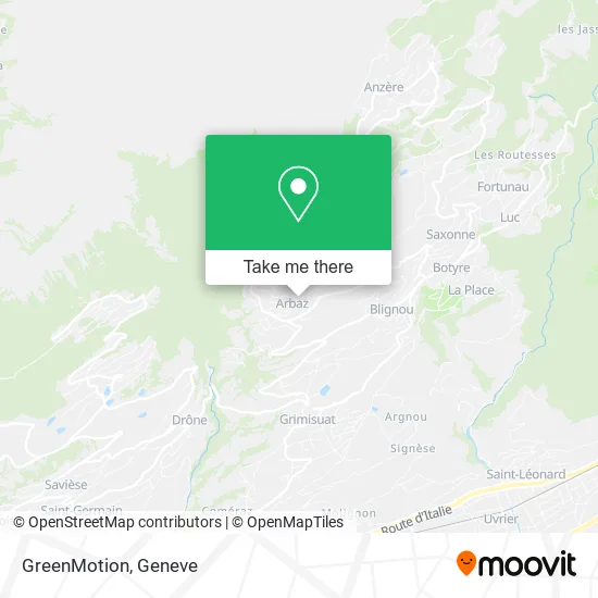 GreenMotion map