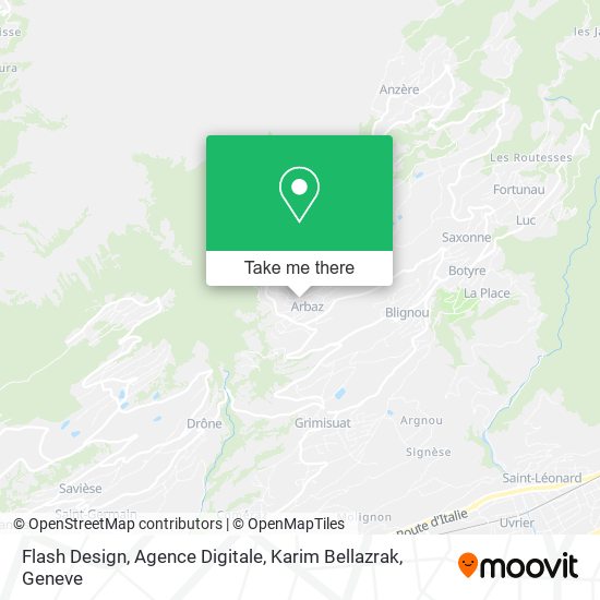 Flash Design, Agence Digitale, Karim Bellazrak map