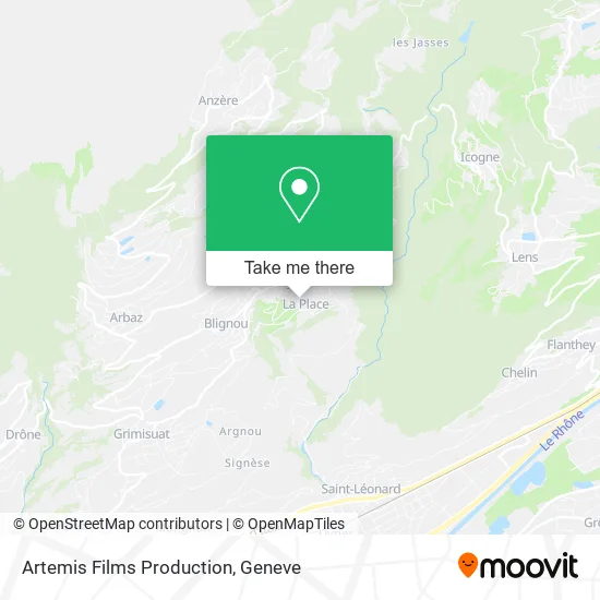 Artemis Films Production map