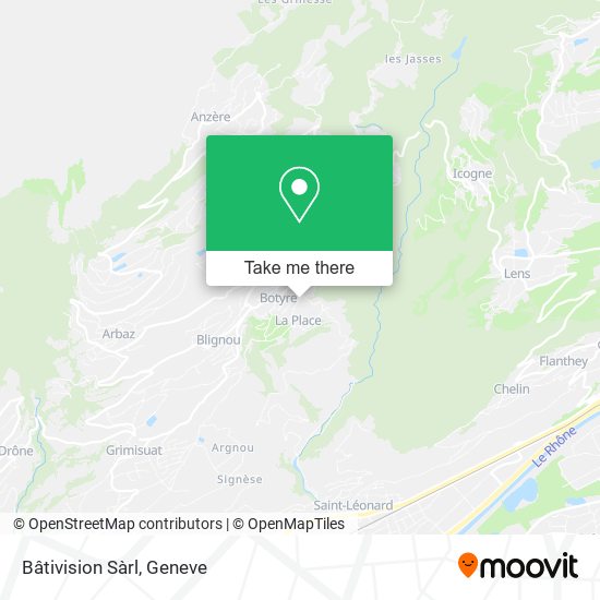 Bâtivision Sàrl map