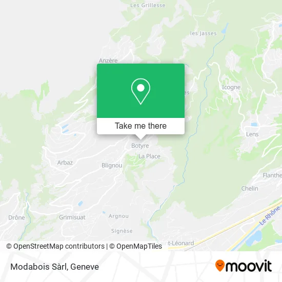 Modabois Sàrl map