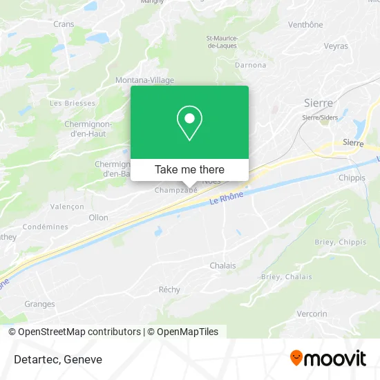 Detartec map