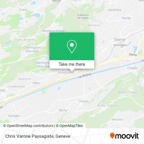 Chris Varone Paysagiste map