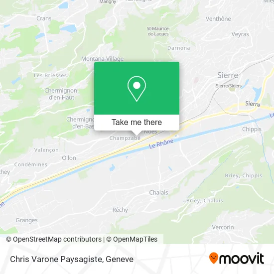 Chris Varone Paysagiste map