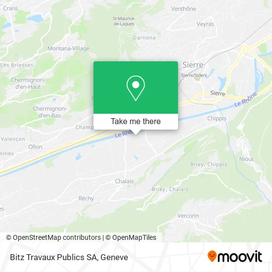 Bitz Travaux Publics SA map