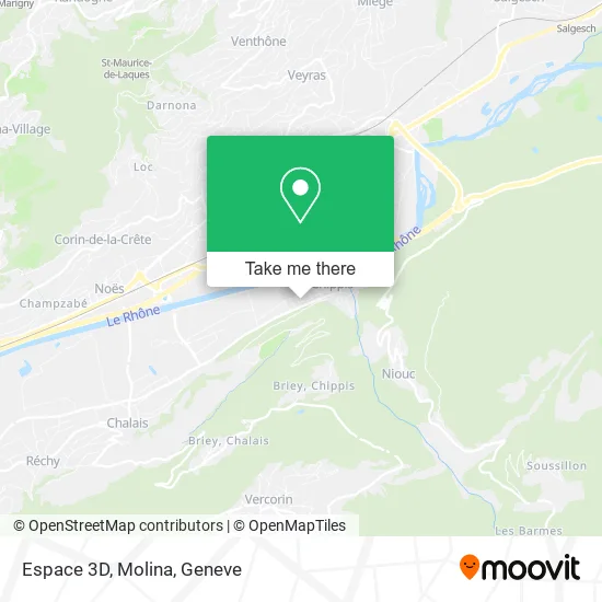 Espace 3D, Molina map